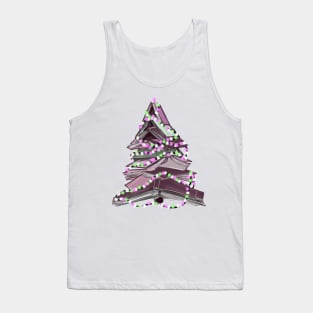 Bookish Christmas Tree Tank Top